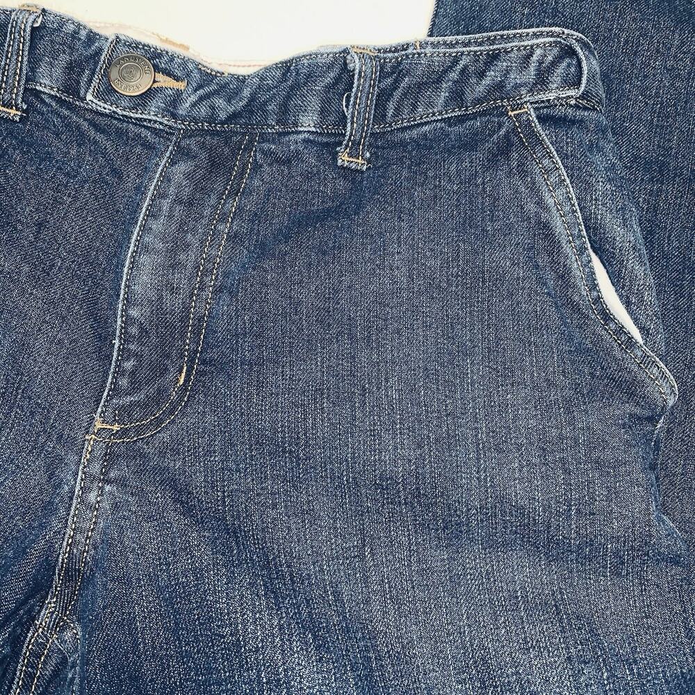 Lands End Jeans Womens 8 31x31 Blue Original Fit Modern Flex Waist Trouser Denim